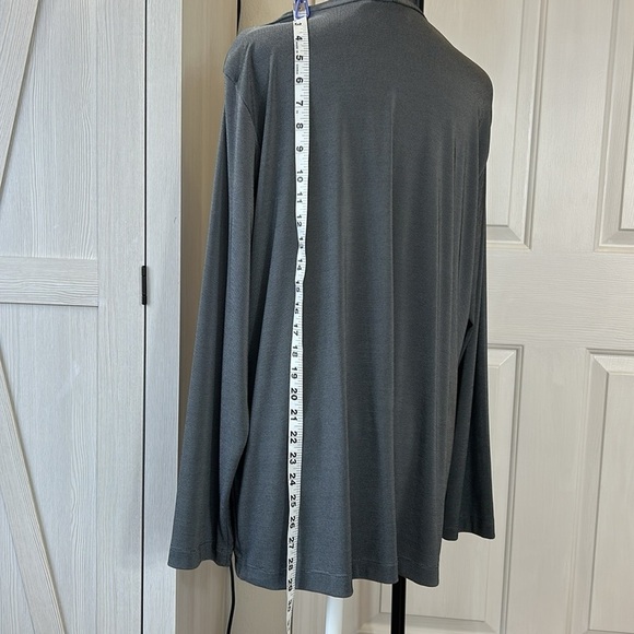 Chico's Easy Wear 2 Pc Travel Type Long Open Front Jacket Sz3 and Pants Sz2 Shor - Picture 13 of 16